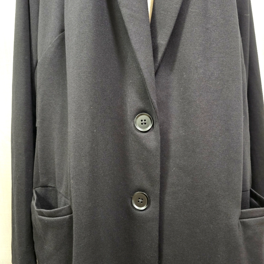 Torrid Black Long Jacket Womens Plus Size 4X Capsule Wardrobe Minimalist - Picture 4 of 14